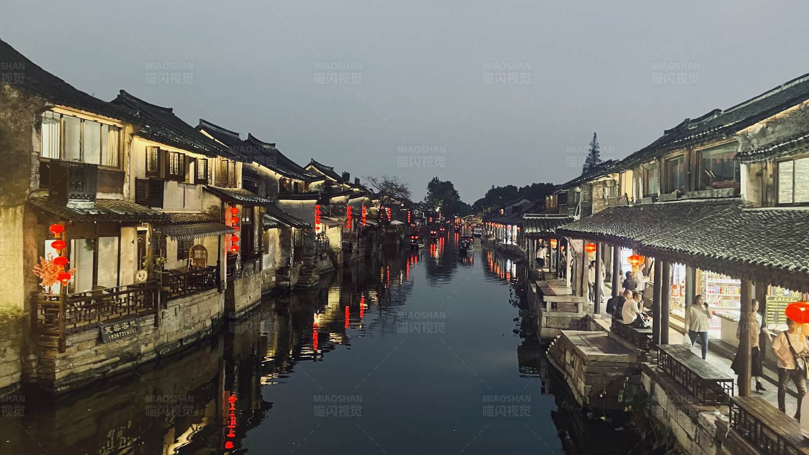 西塘古鎮 江南水鄉夜景
