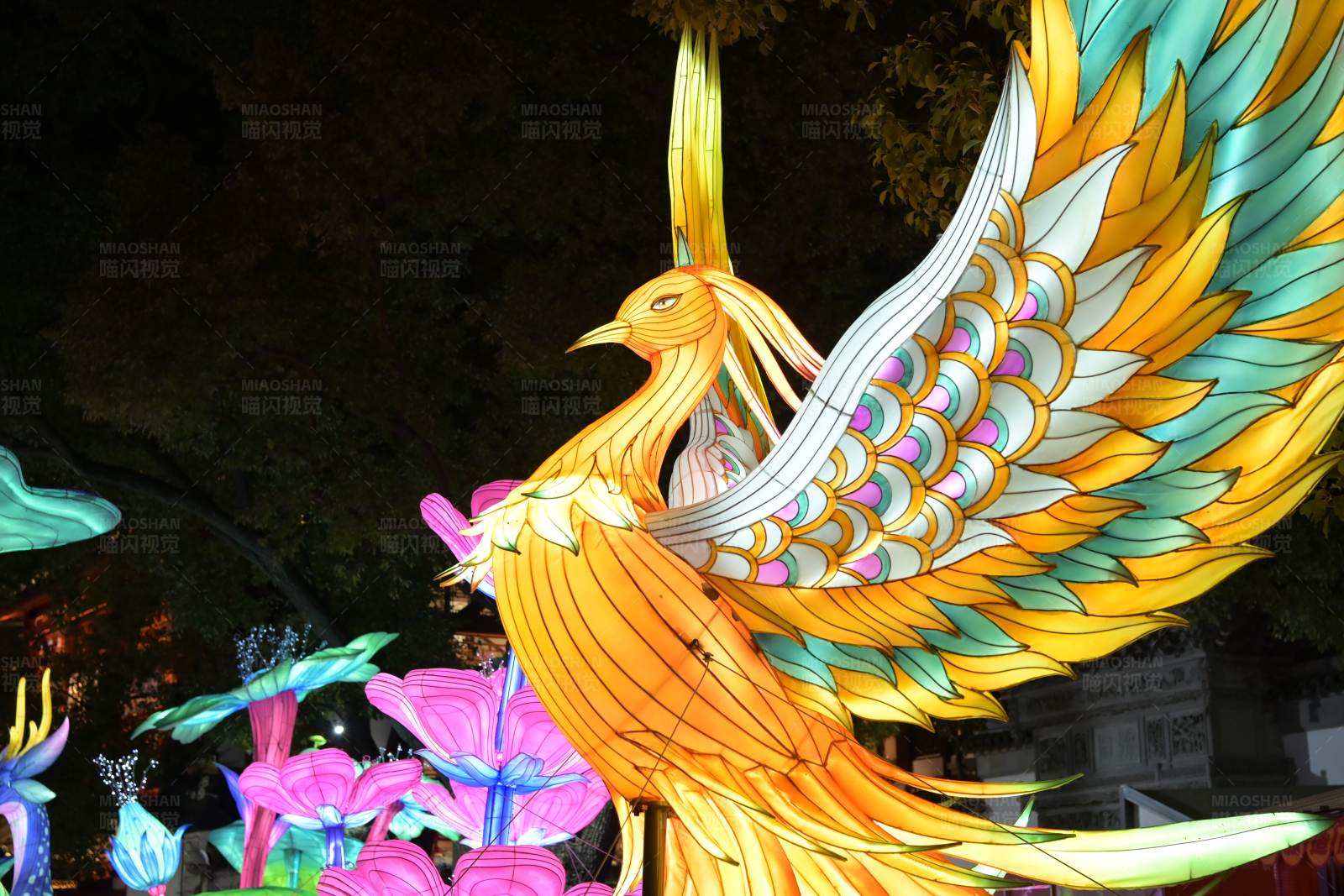 璀璨燈會(huì) 鳳凰展翅