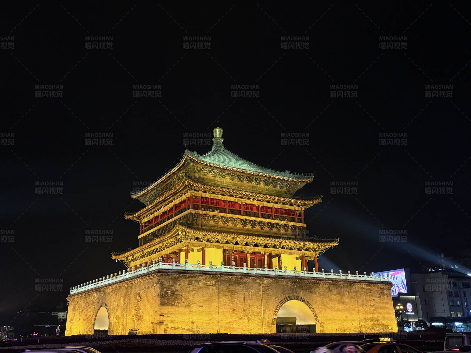 西安鐘樓夜景