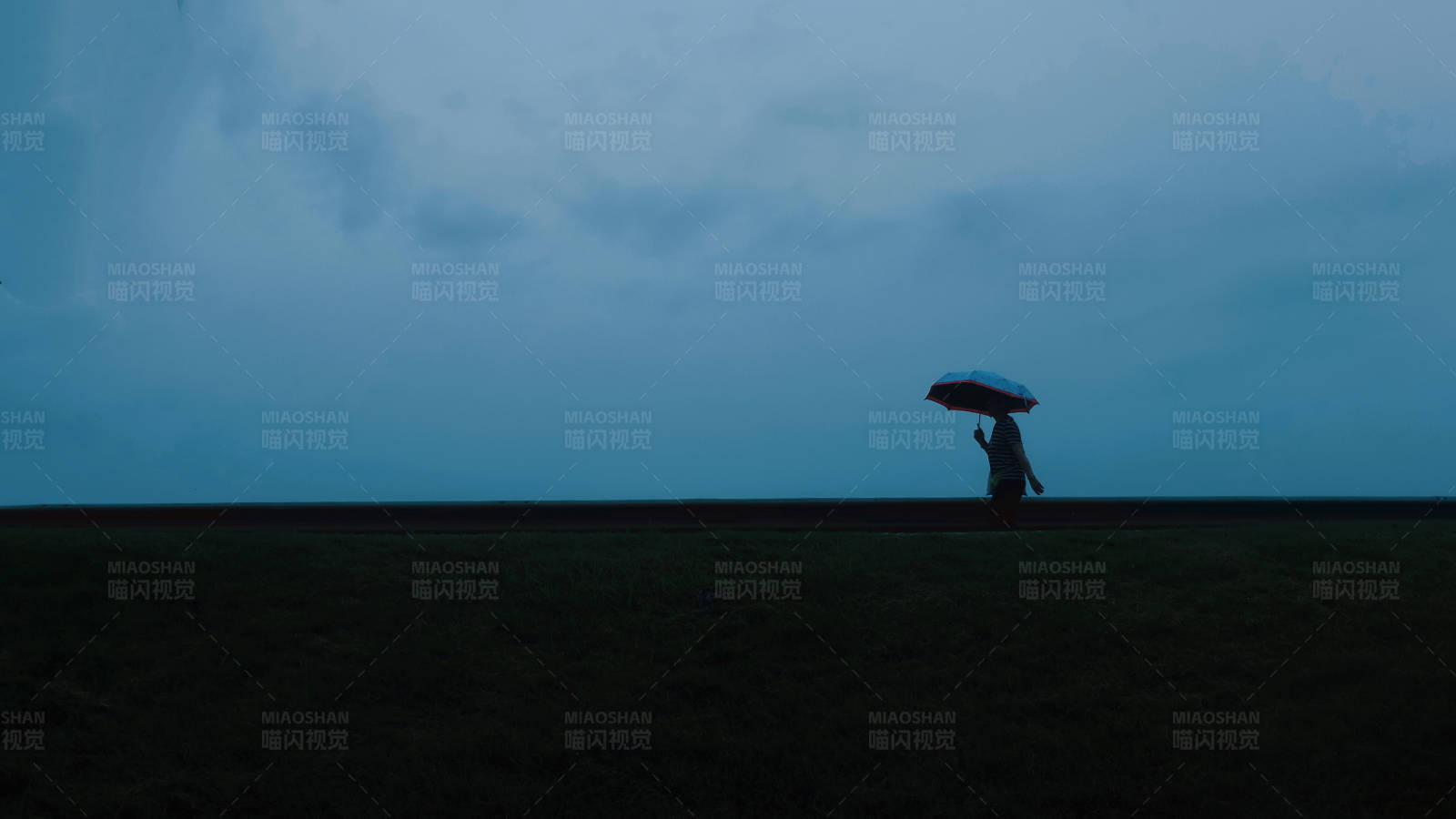 雨中獨行