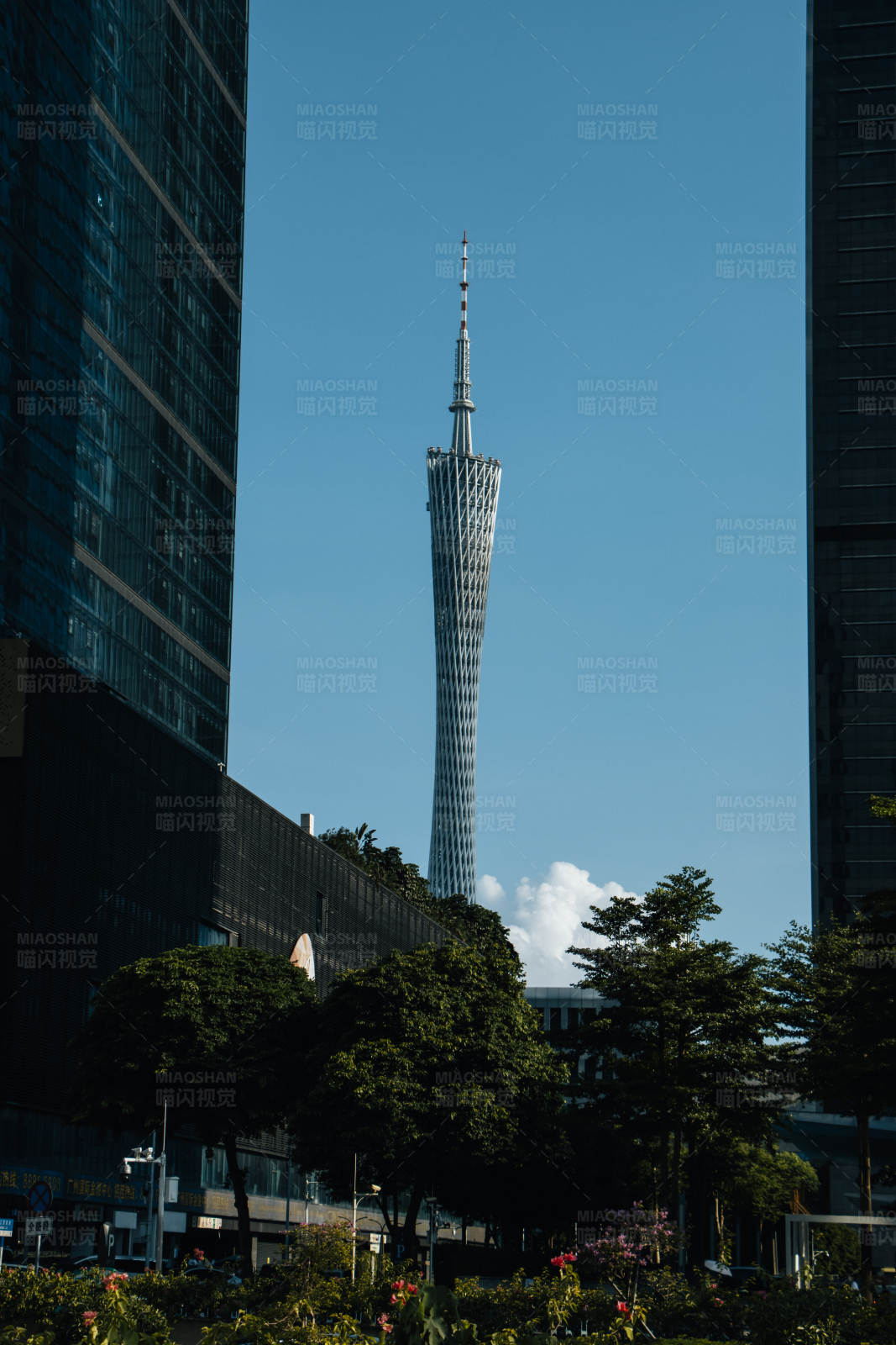 广州塔与现代建筑