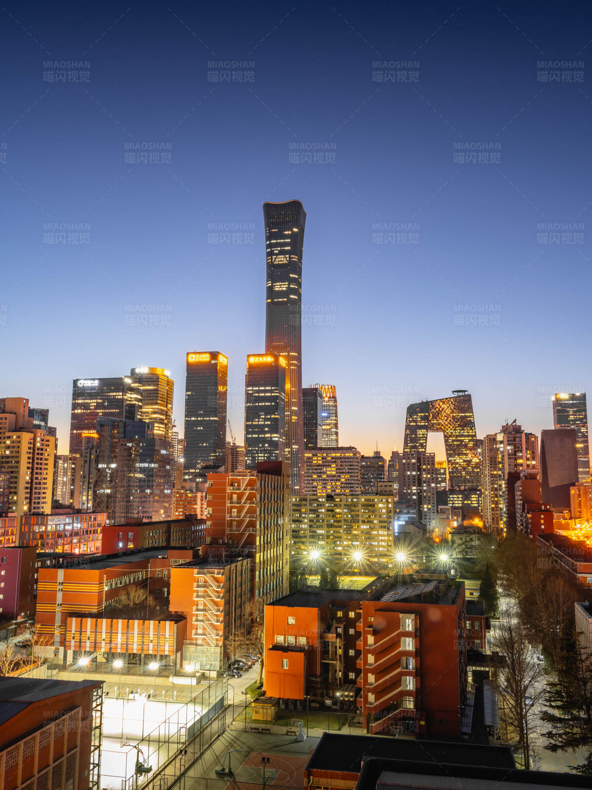 北京CBD夜景