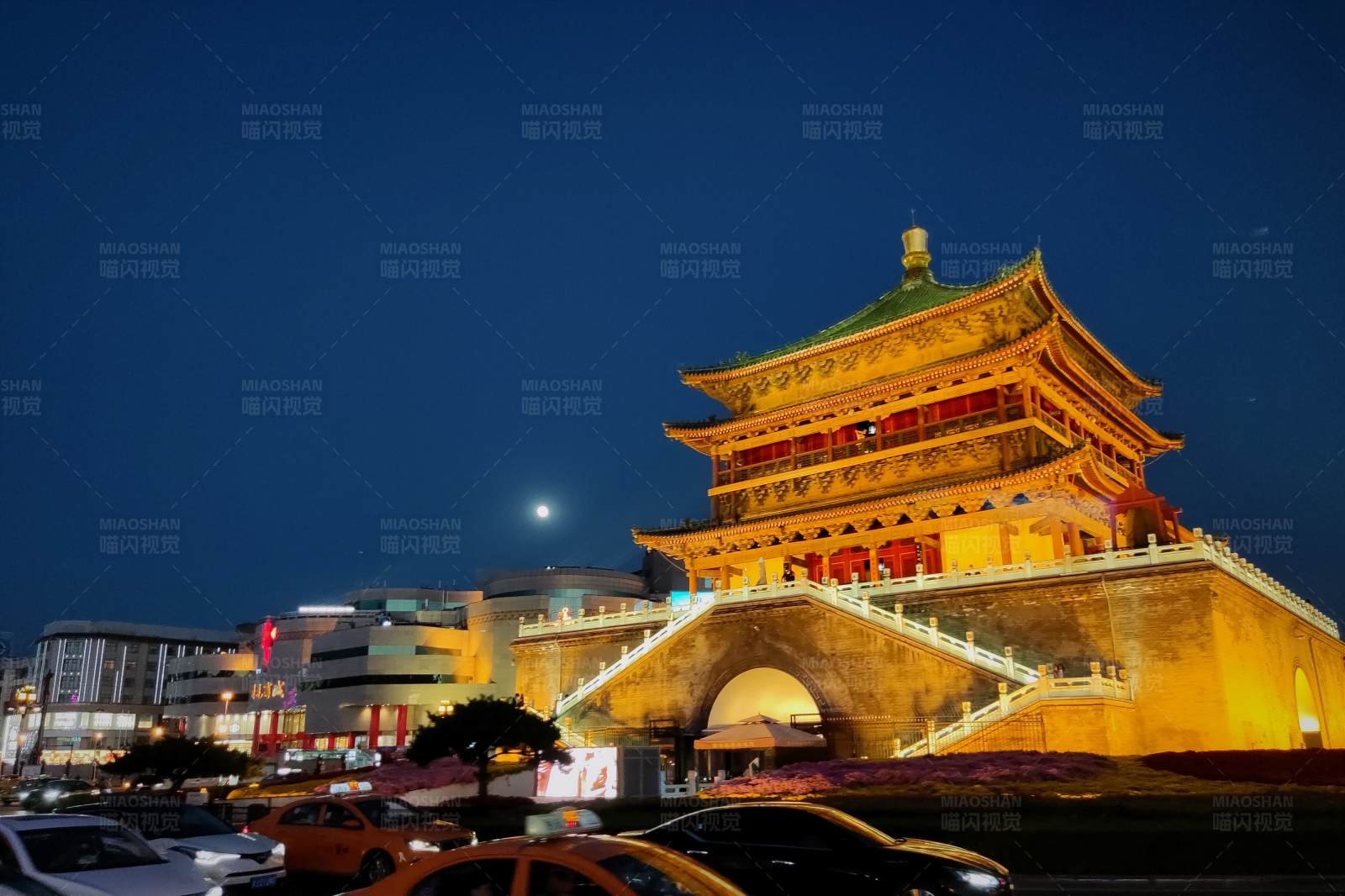 西安鐘樓夜景
