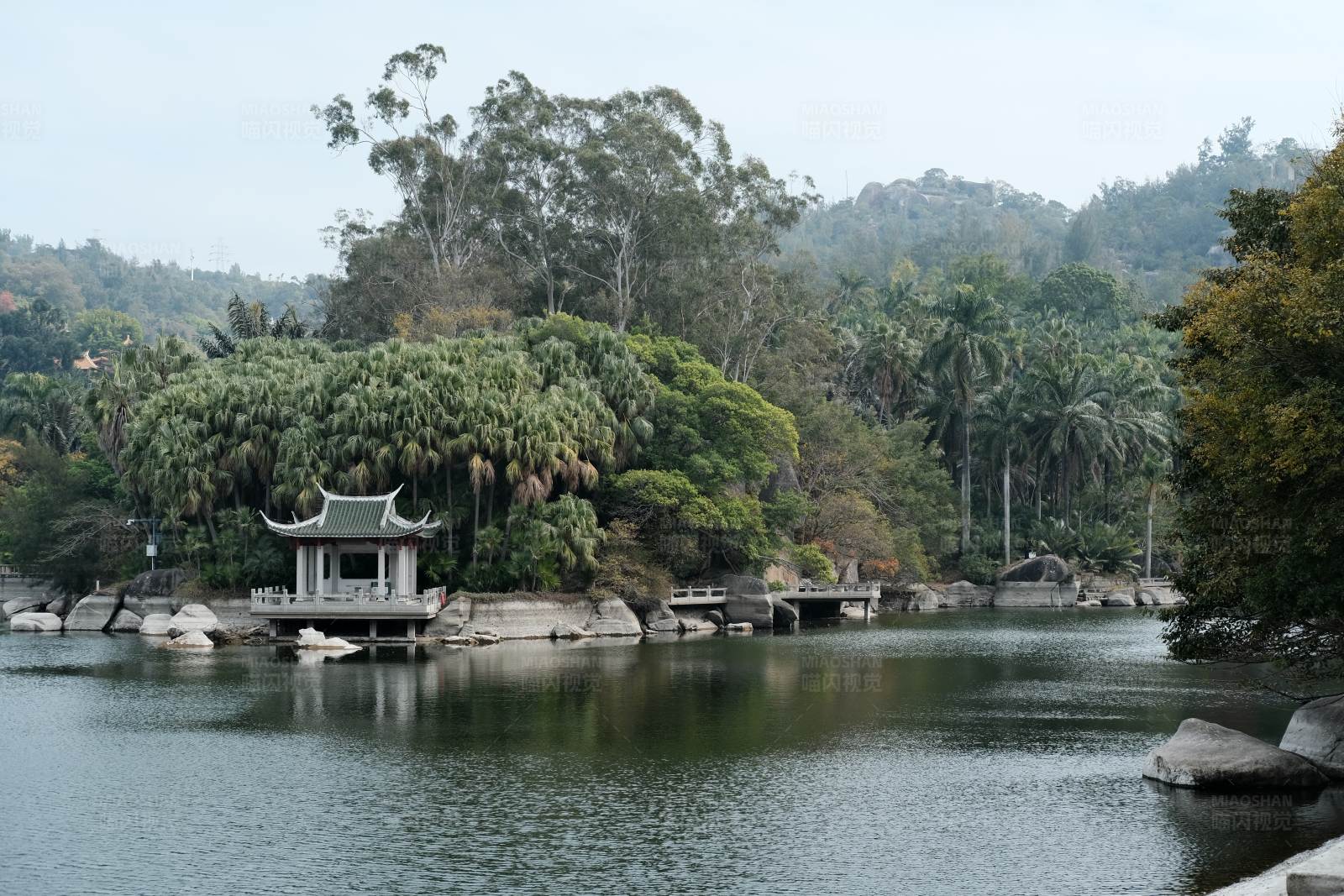 廈門植物園 湖畔涼亭