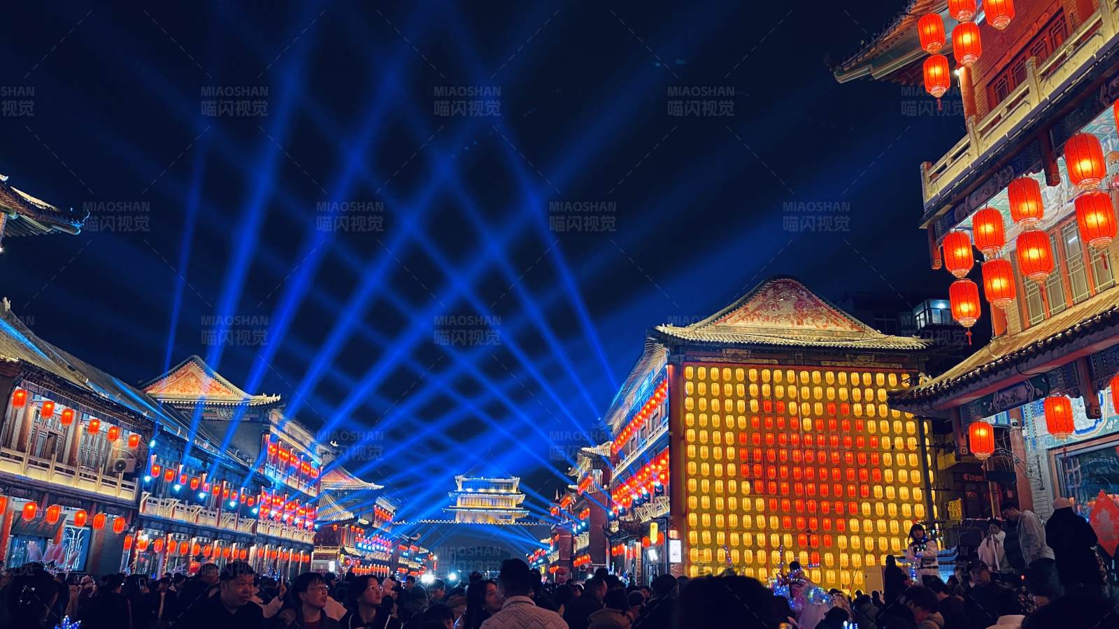 古城燈會夜景