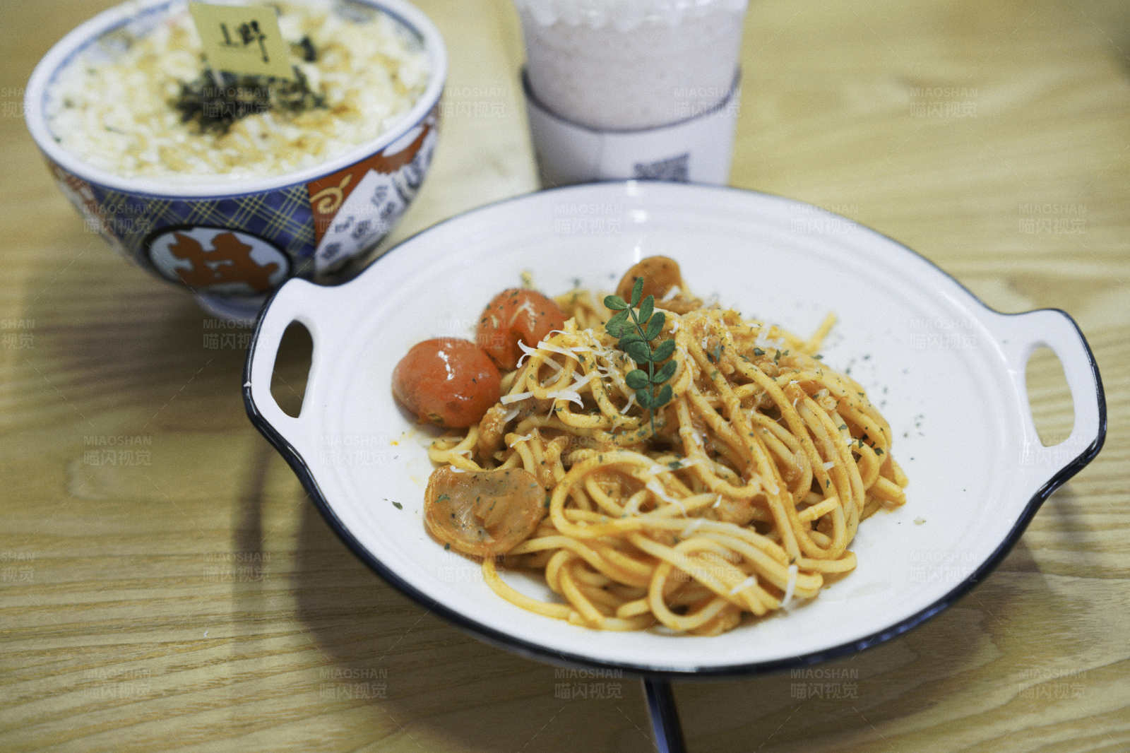 意面與米飯的美味組合