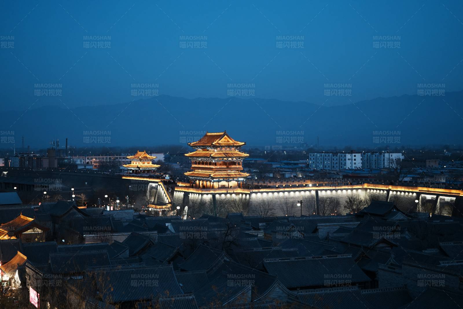 古城夜景