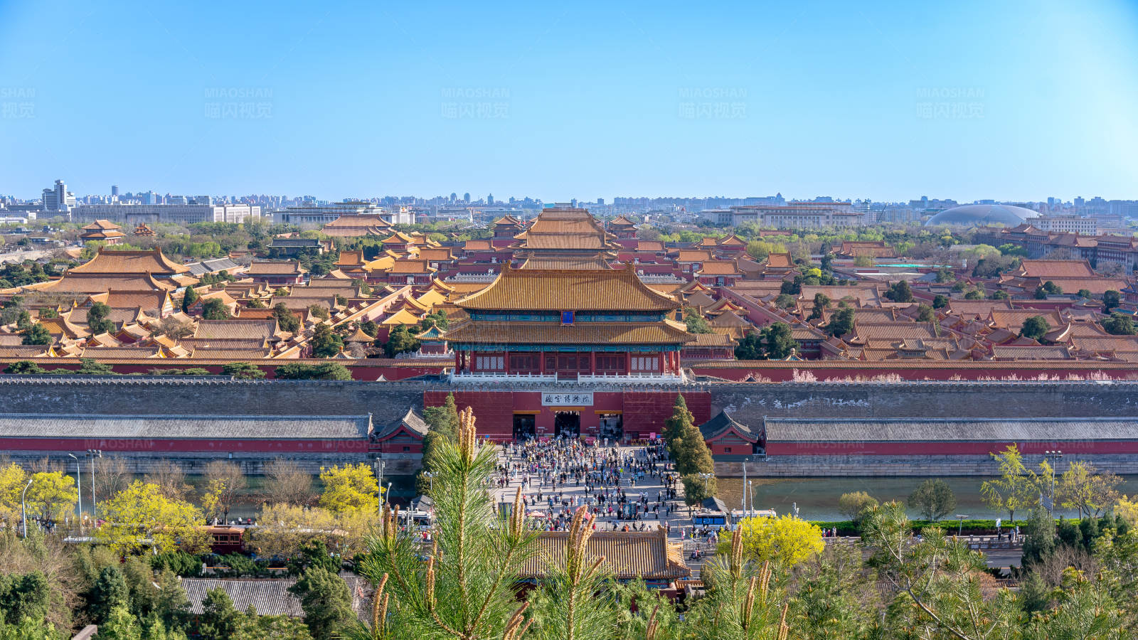 北京故宮全景圖