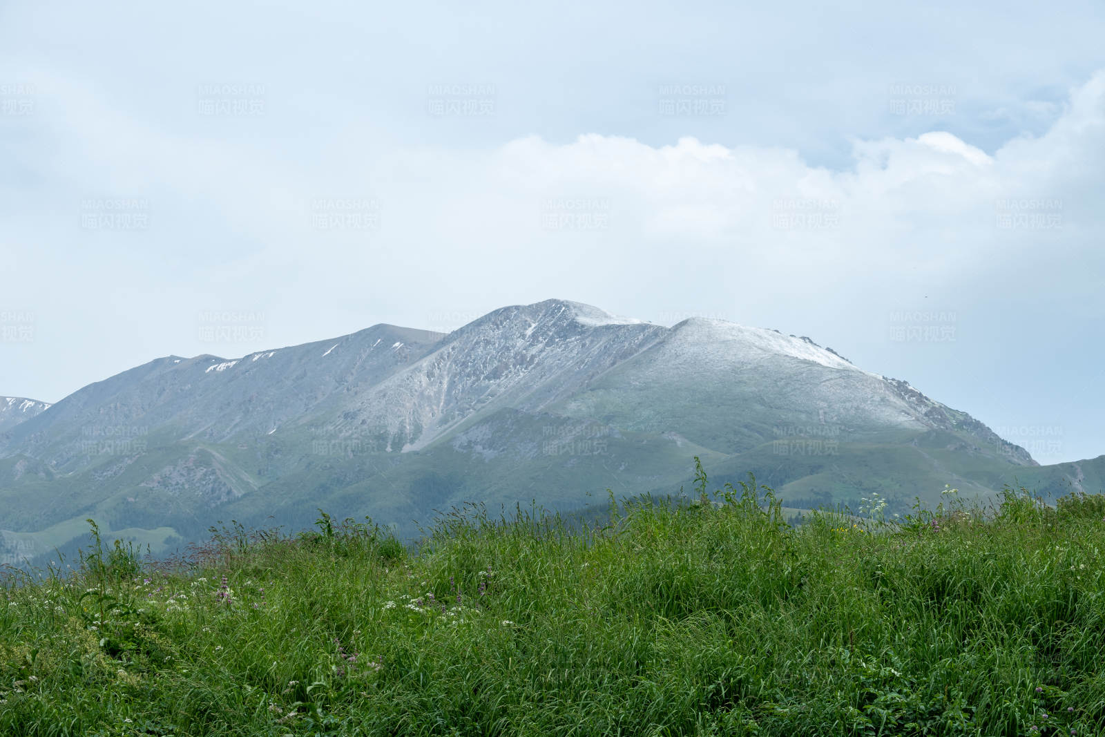青山绿野 云雾缭绕