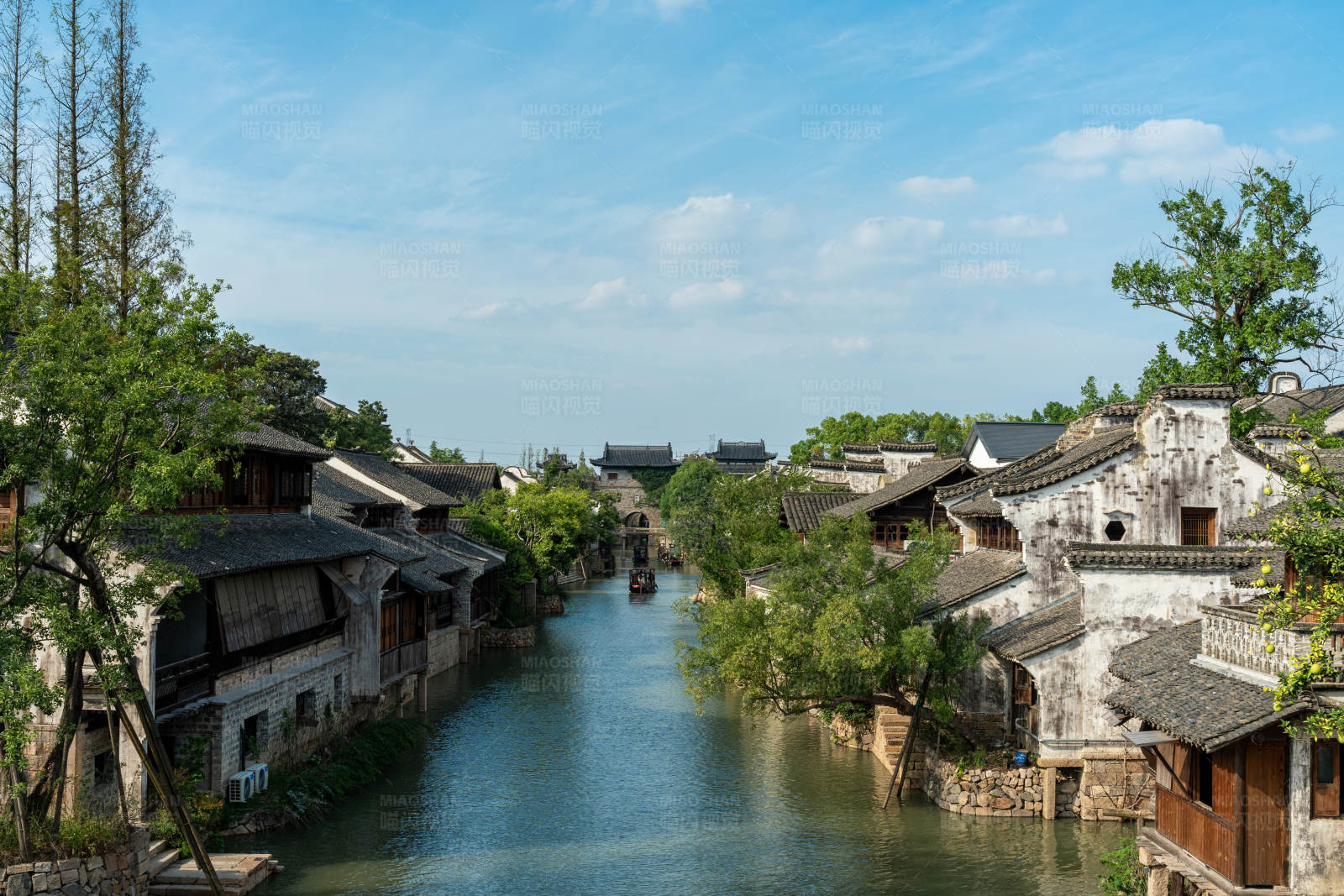 江南水鄉古鎮風光