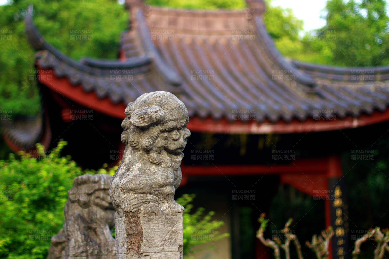 南京下马坊公园的明代栓马桩