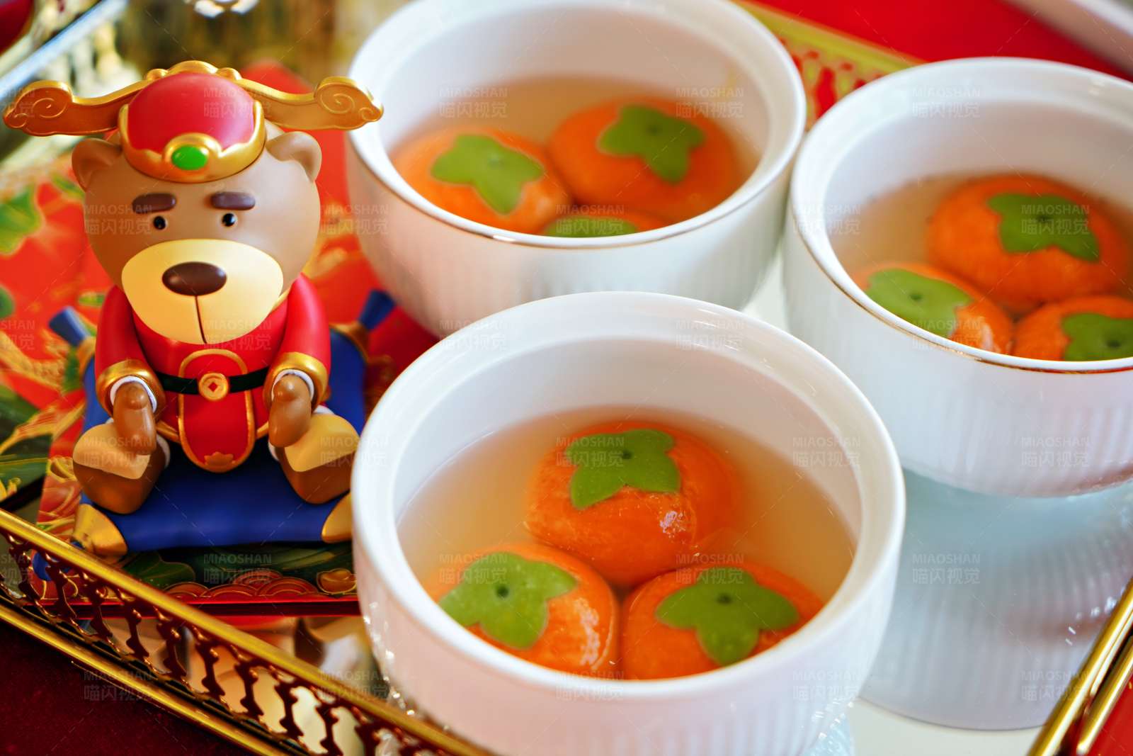 金牛賀歲 橙綠湯圓