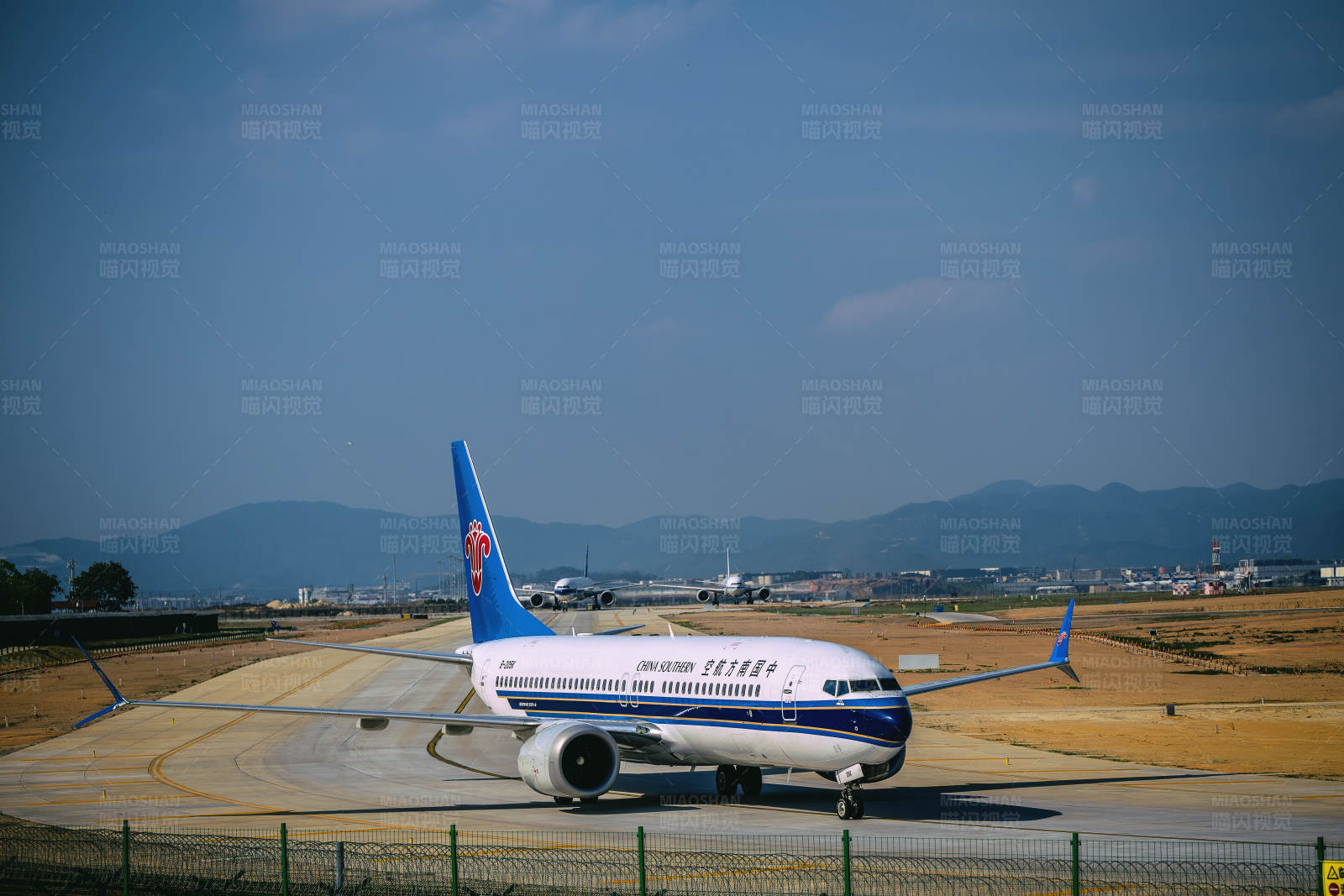 中國國航飛機準備起飛