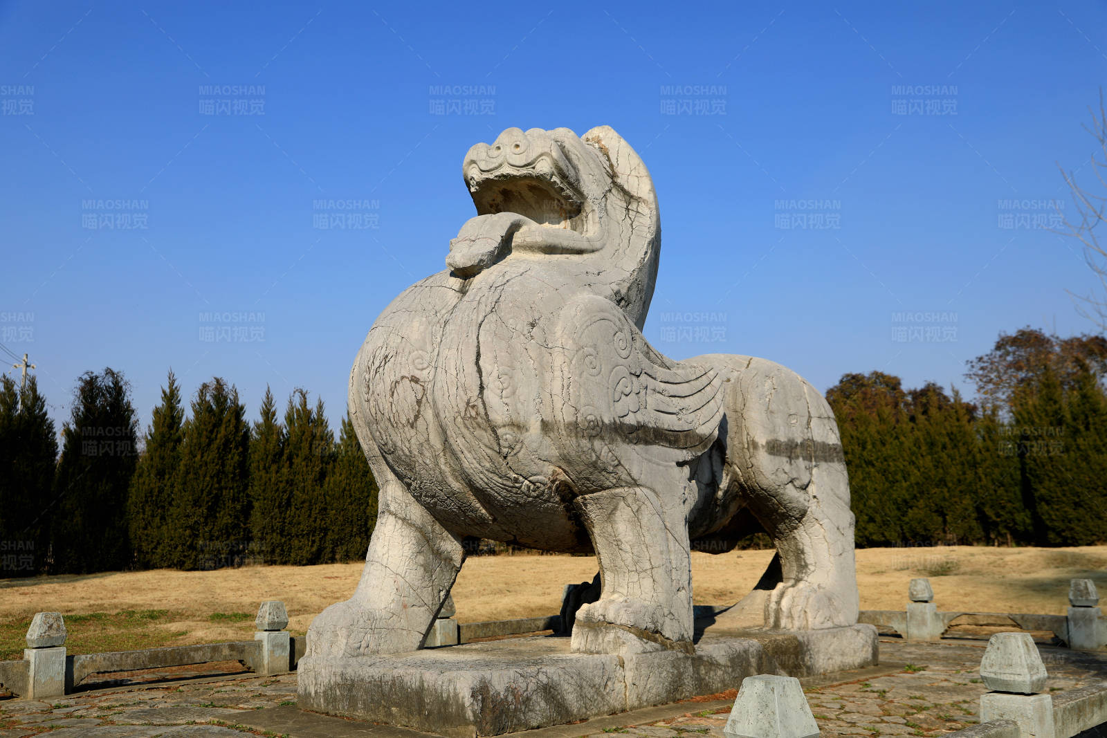 南京蕭景墓石刻特寫