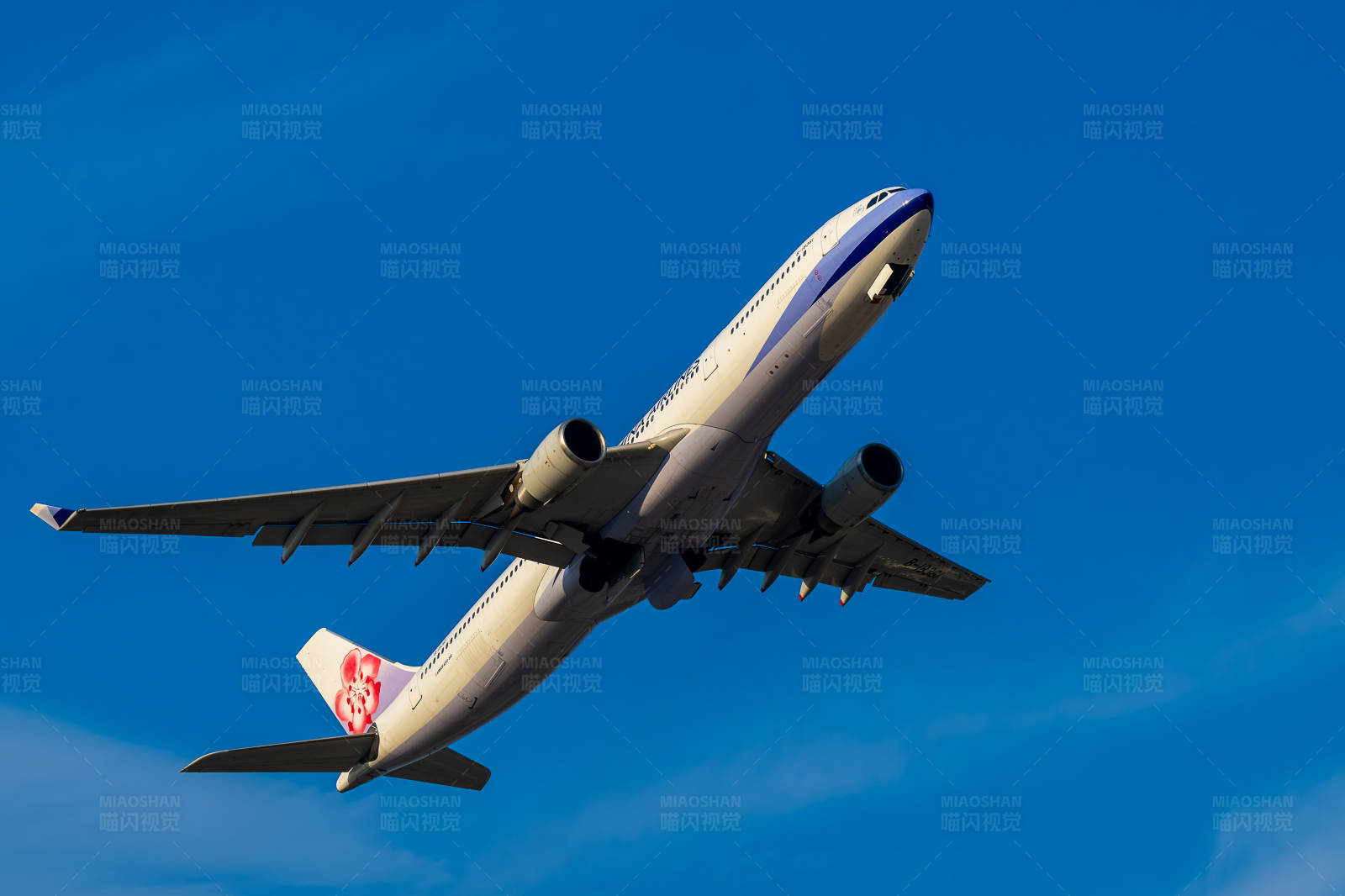 長榮航空客機(jī)翱翔藍(lán)天