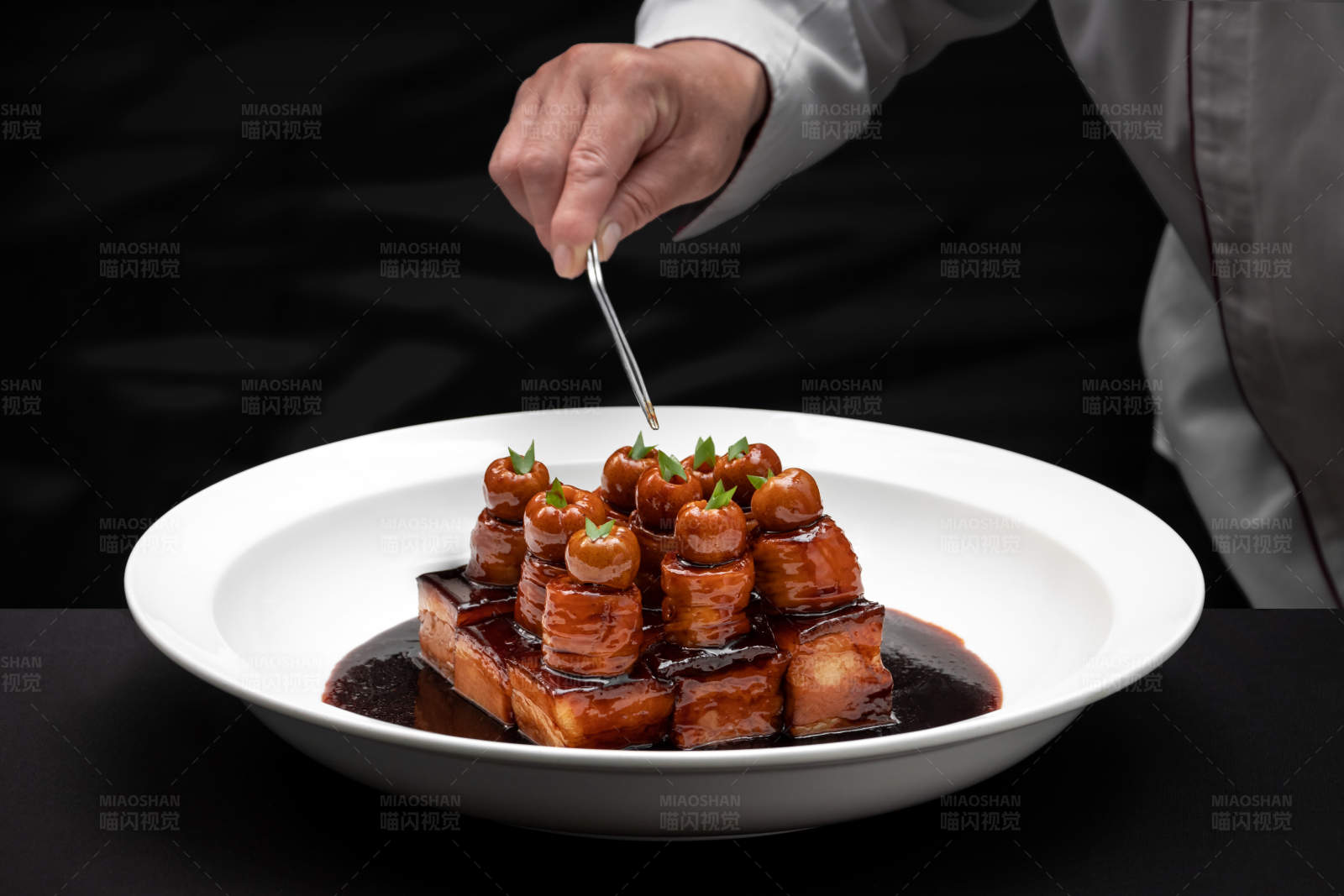 紅燒肉美食擺盤藝術(shù)