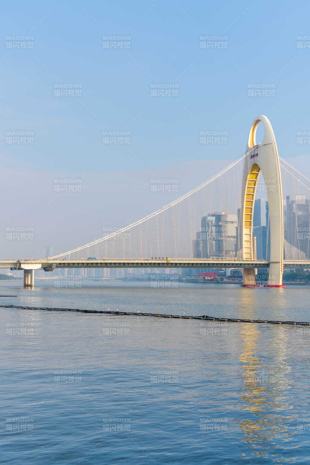 珠江上的廣州塔橋