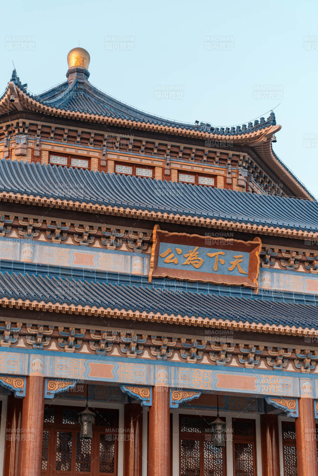 中國古代建筑屋頂特寫