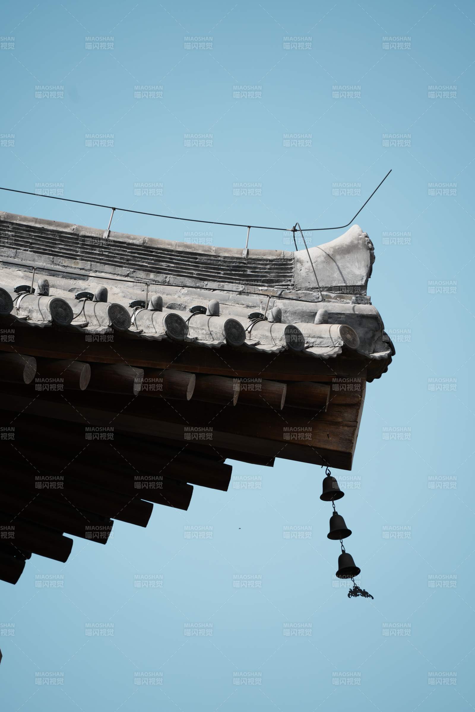 古建筑屋檐風鈴