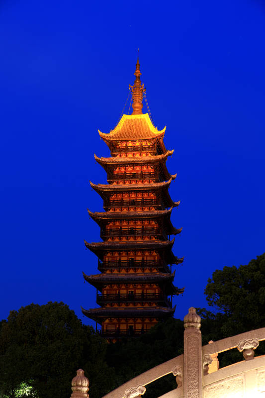 常熟方塔夜景