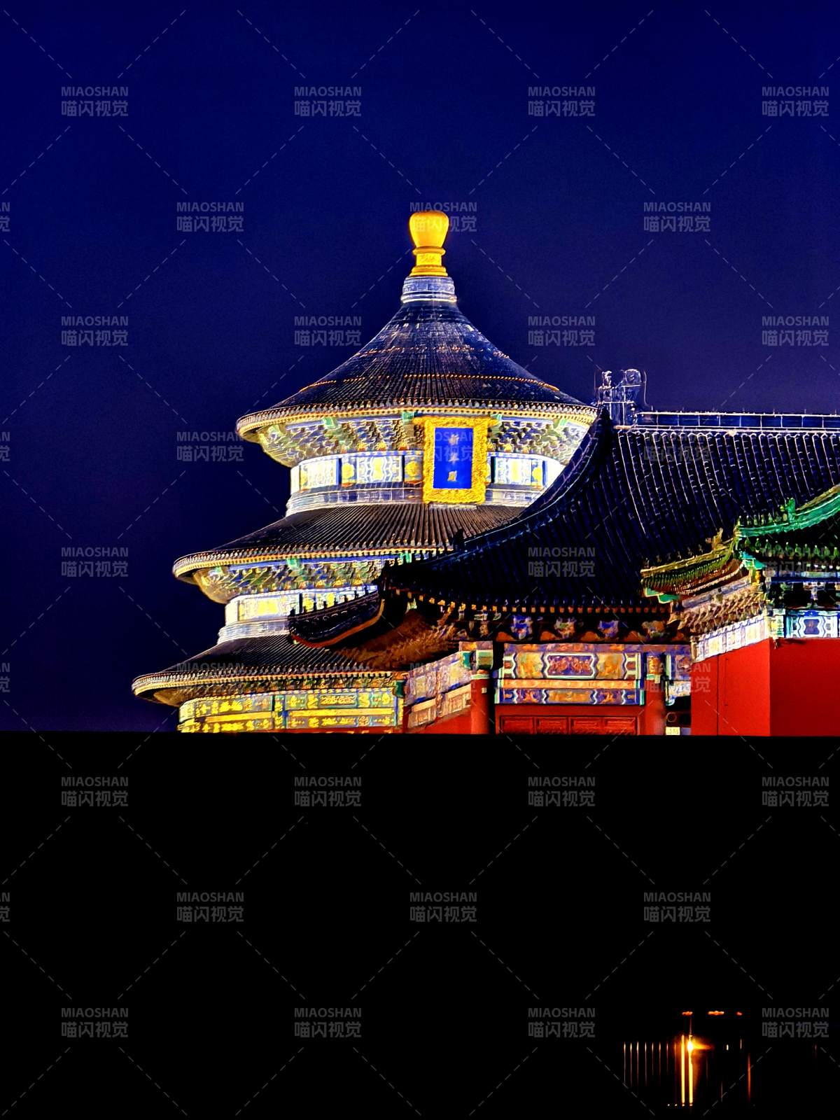 夜色中的天壇