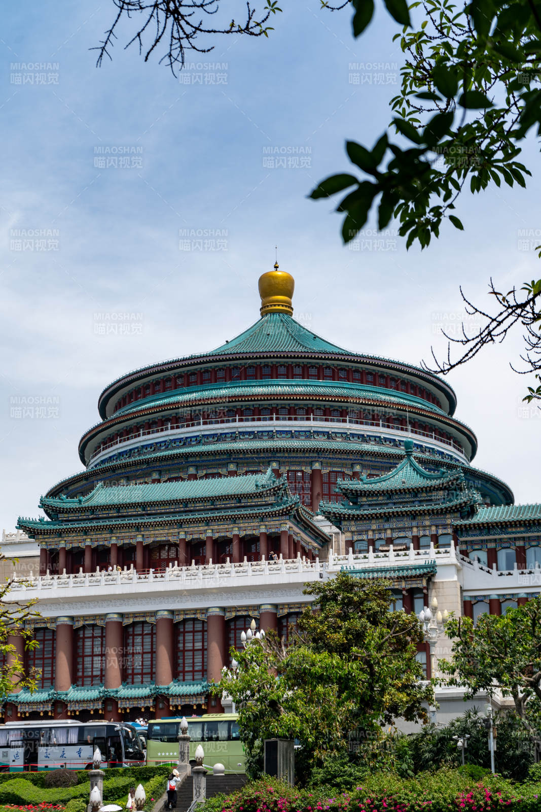 宏偉的中國傳統建筑