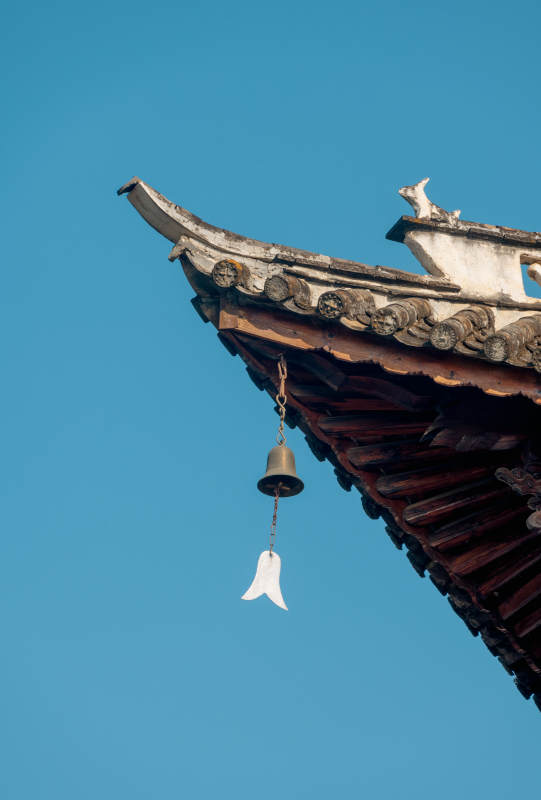 古建筑屋檐風鈴