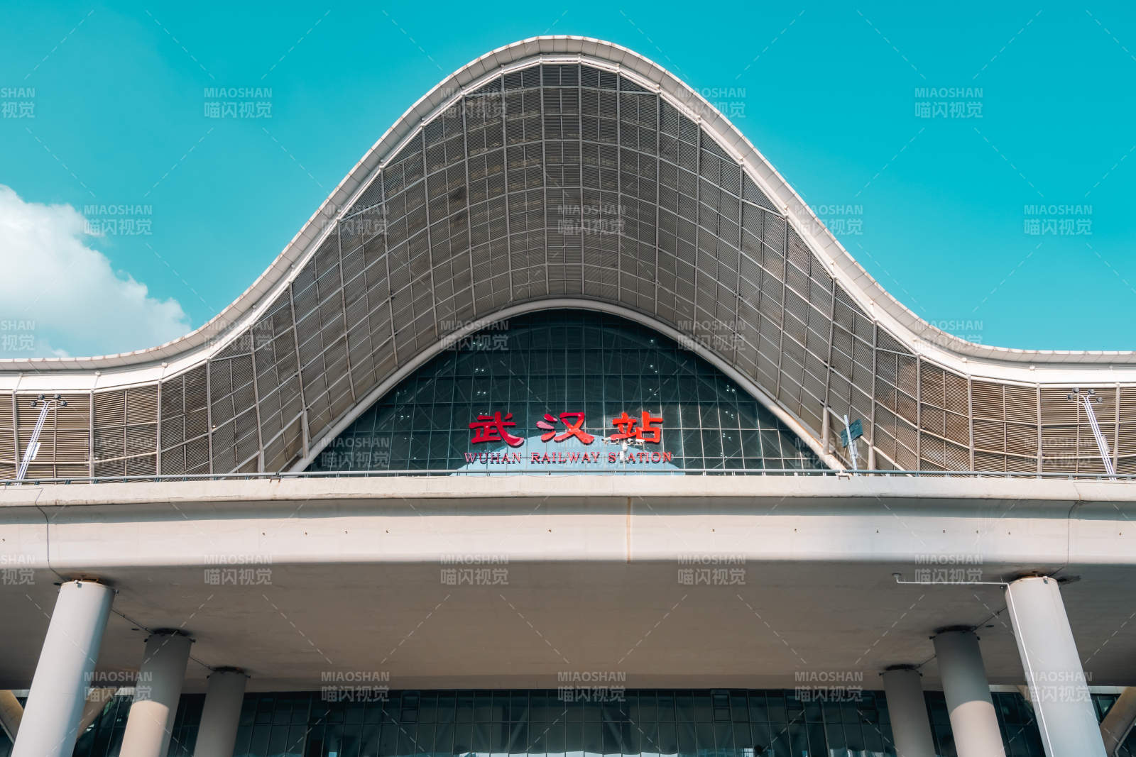 武漢站建筑外觀