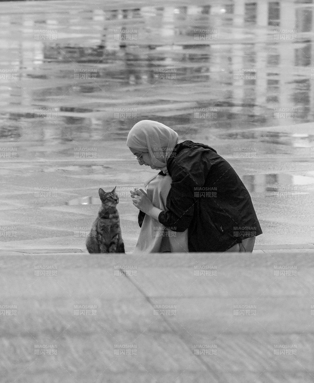 雨中偶遇
