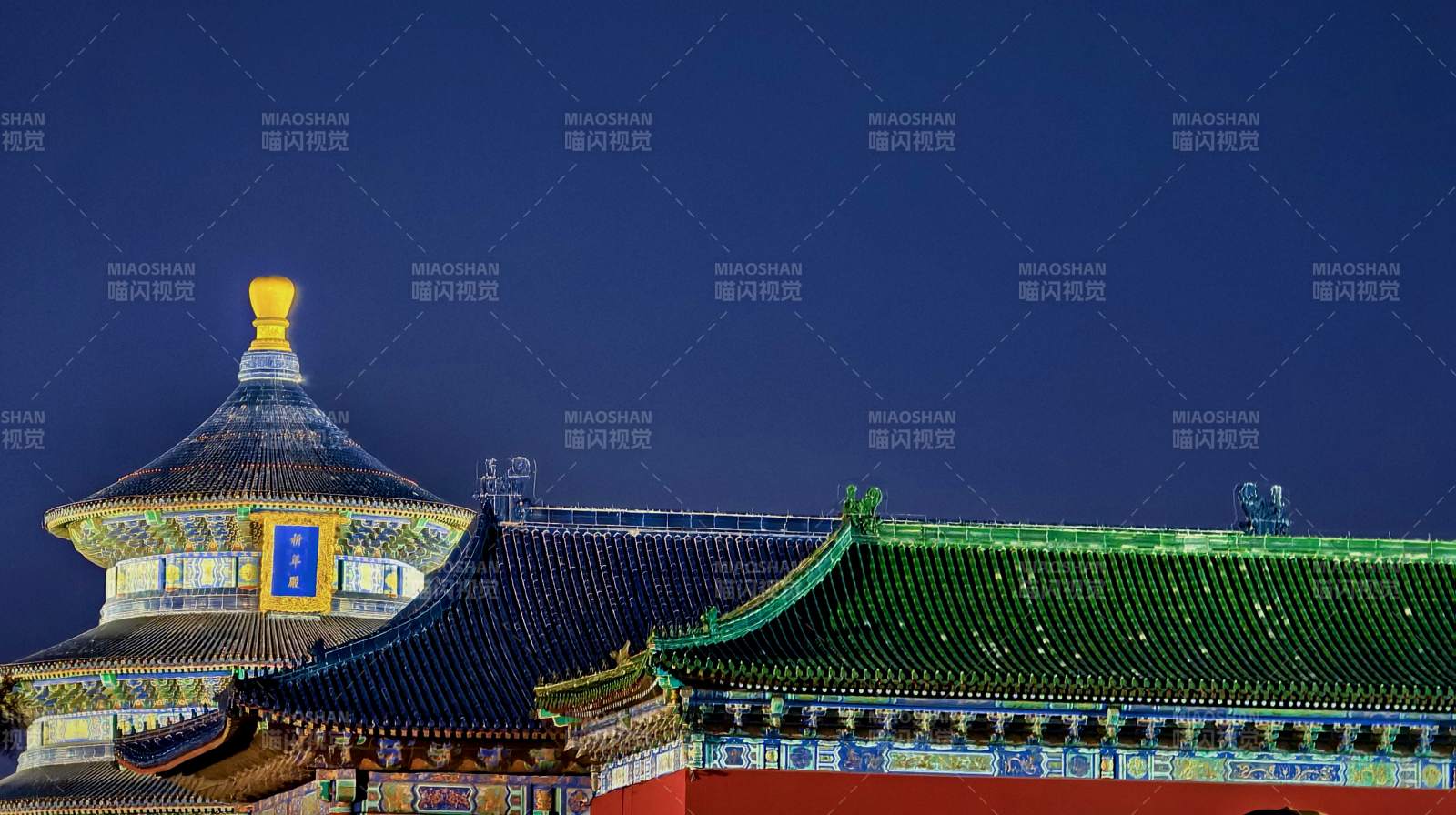夜幕下的天壇