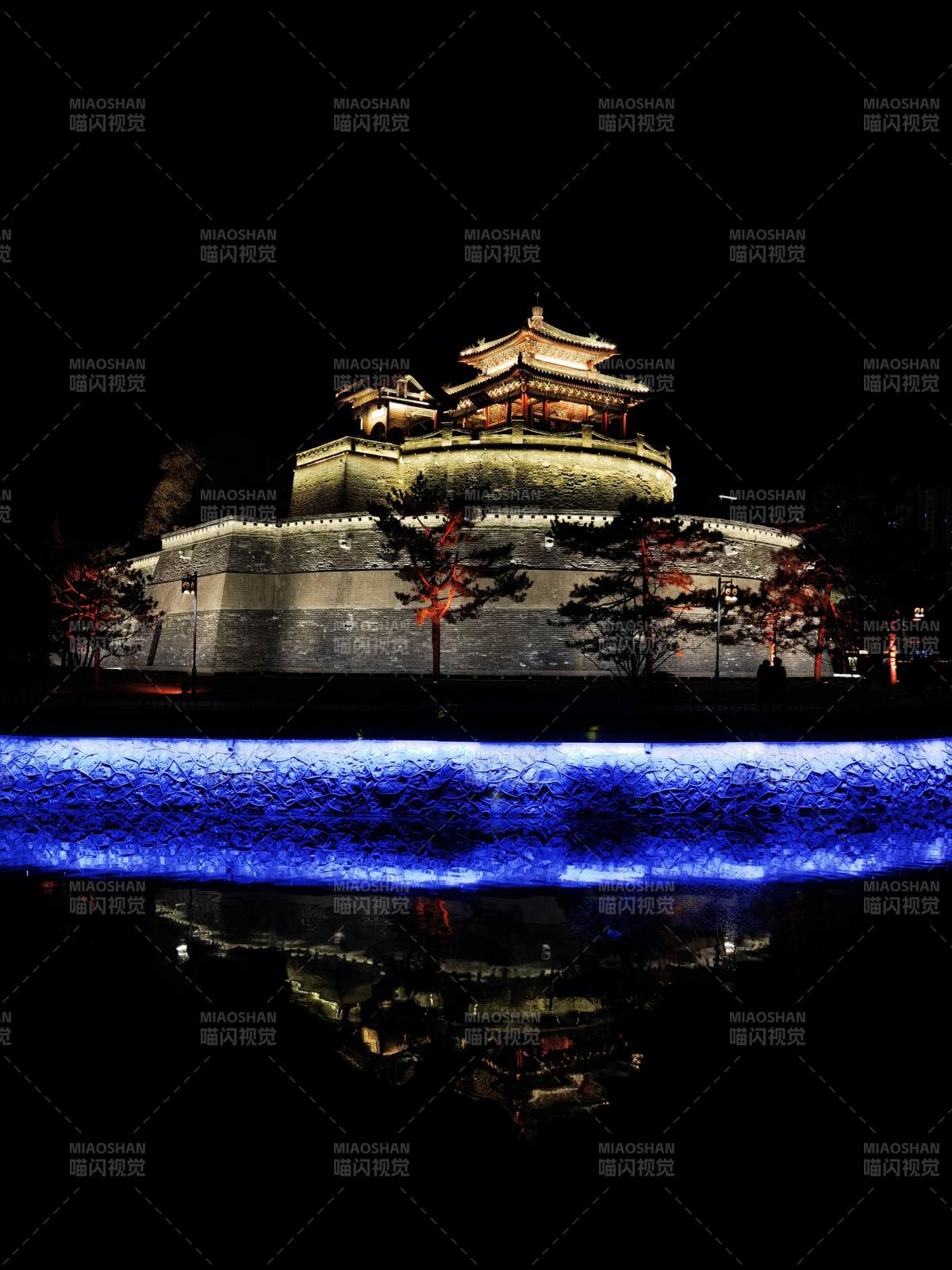 叢臺夜景