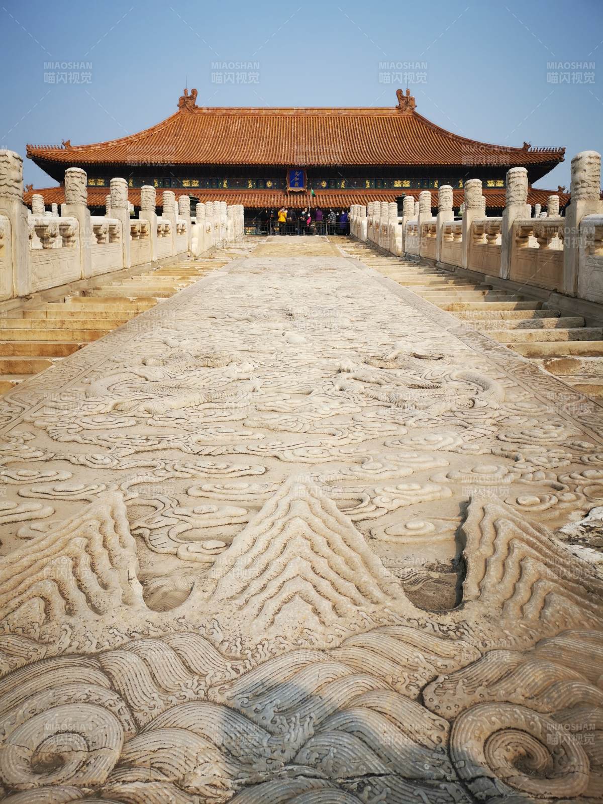 故宮龍紋石雕大道