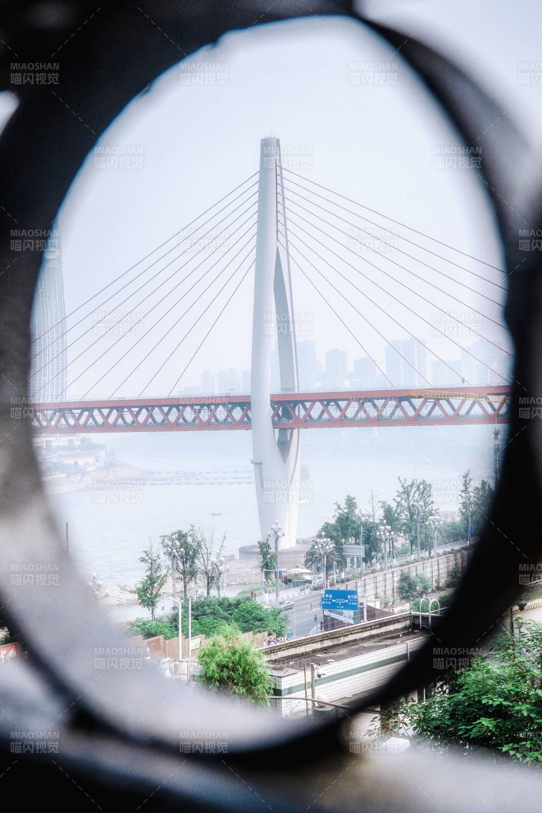 橋景圓框