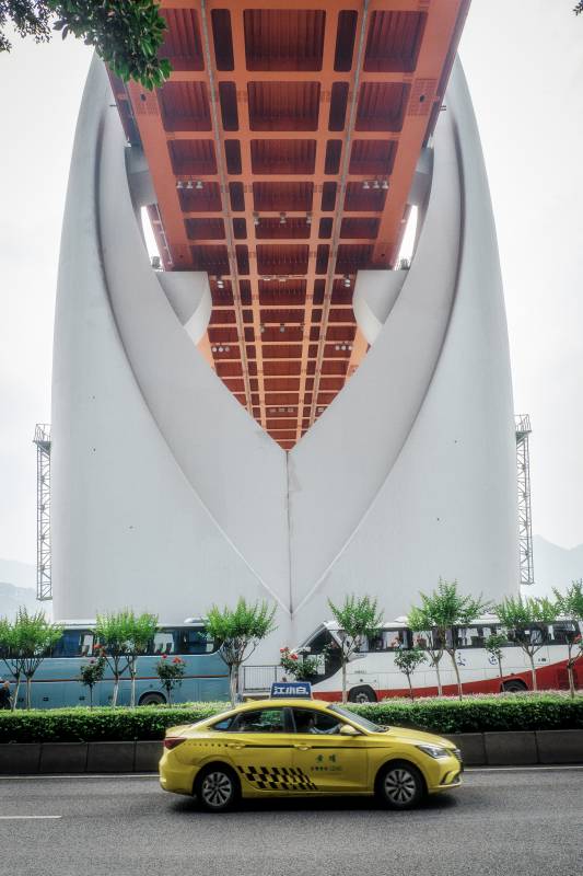 黃出租車與大橋