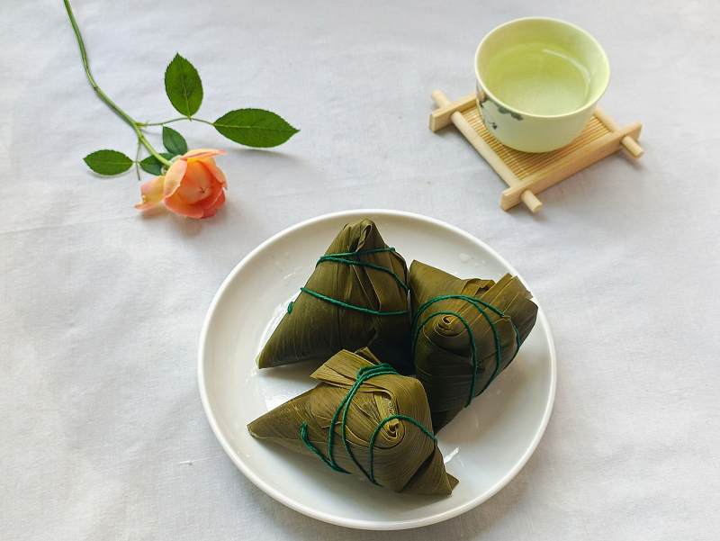 端午粽子与清茶