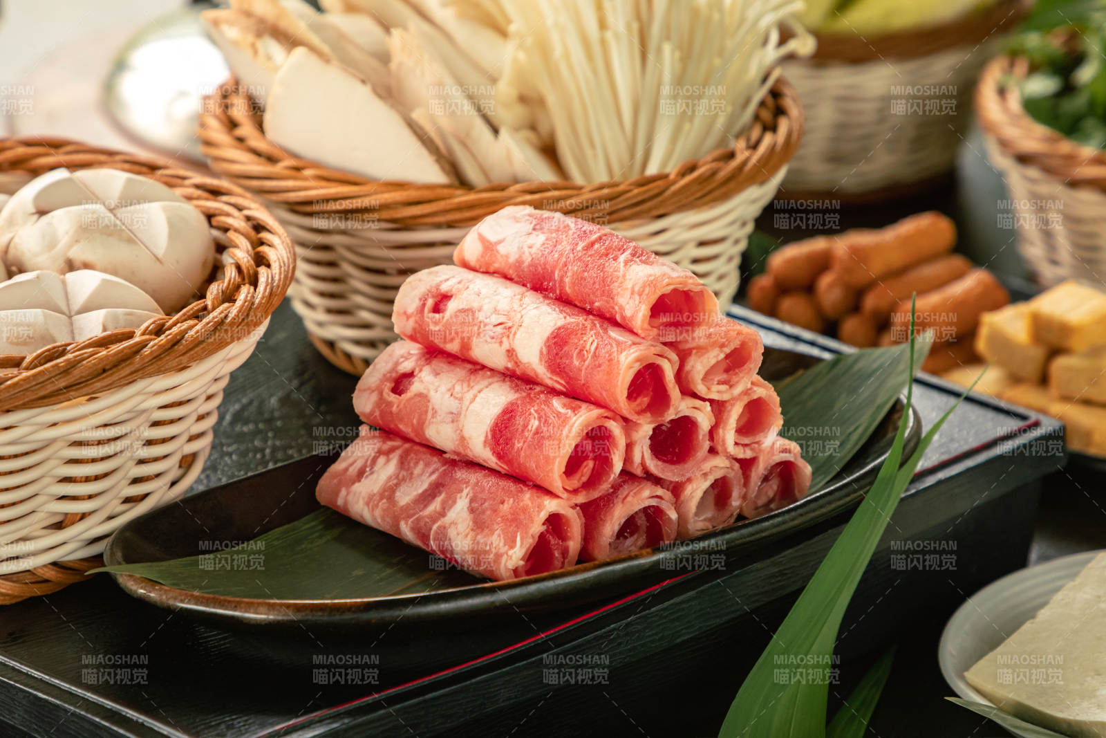火鍋食材新鮮呈現