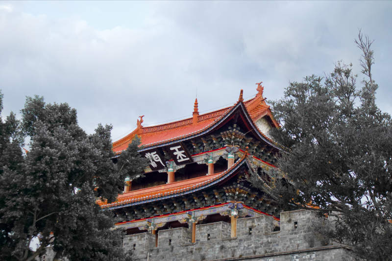 古建筑与自然景观