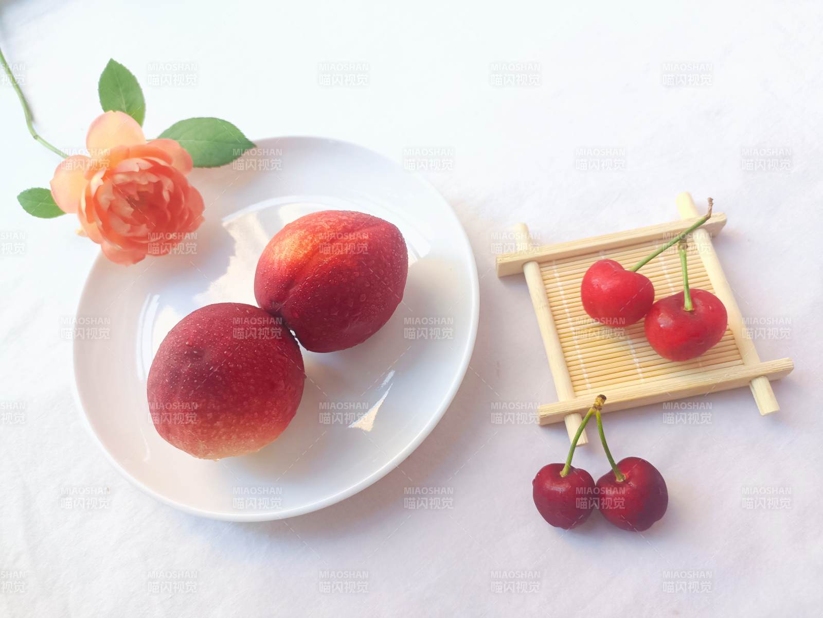 桃子與櫻桃的靜謐時光