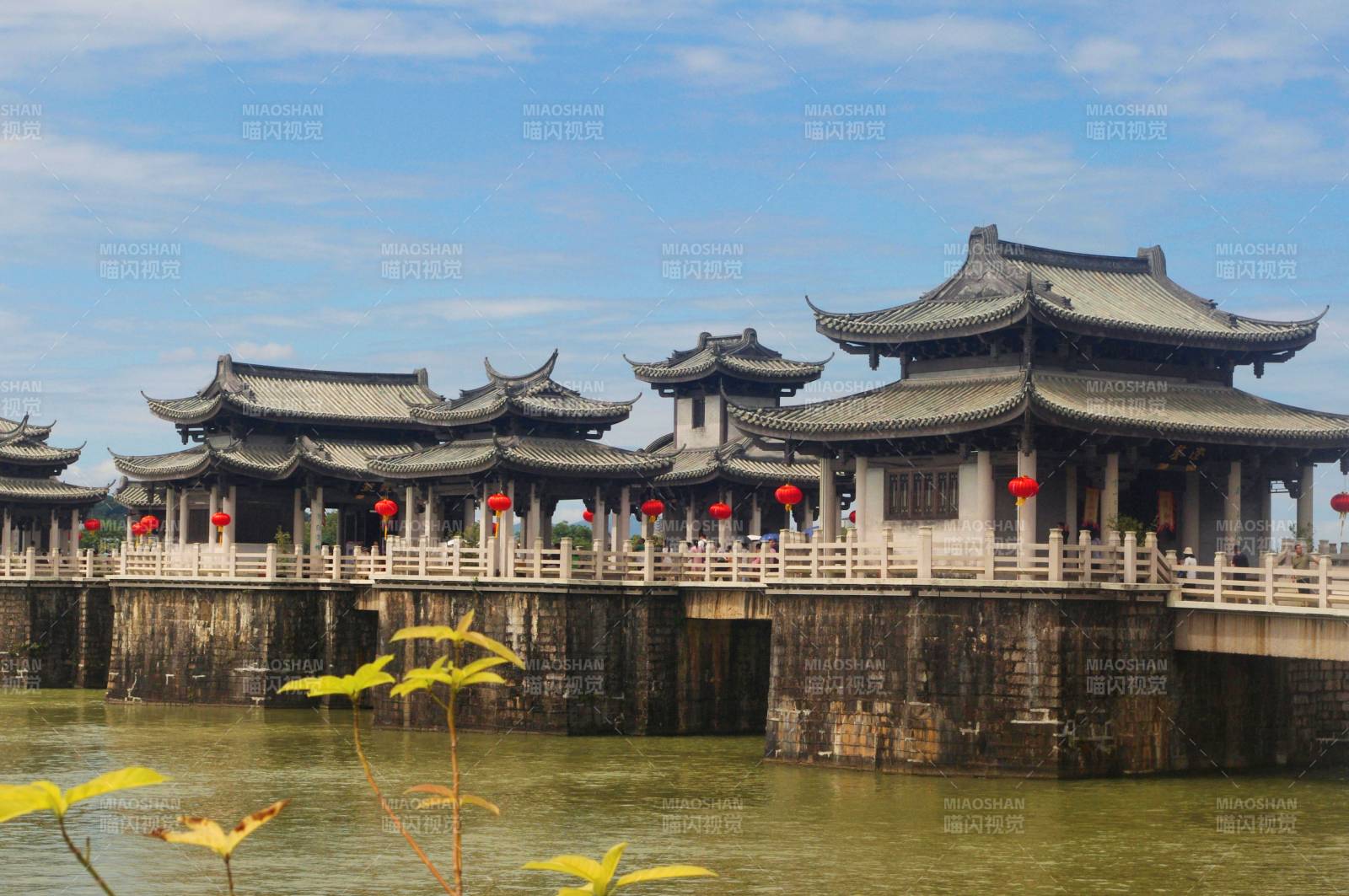 古橋映水天一色-廣濟橋