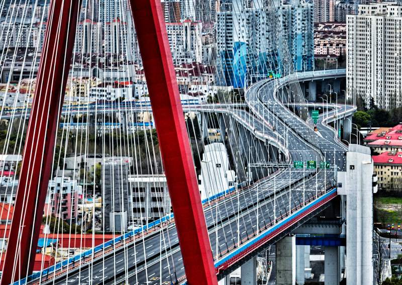 城市高架橋 楊浦大橋