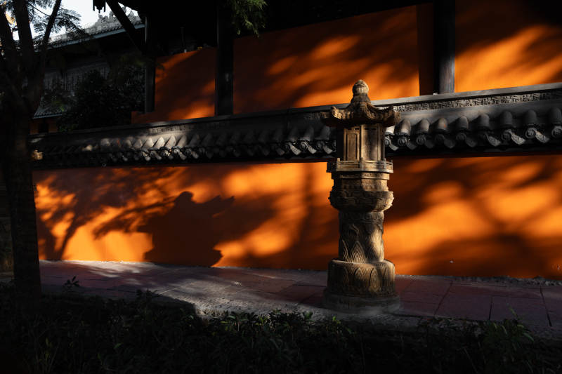 古寺夕照
