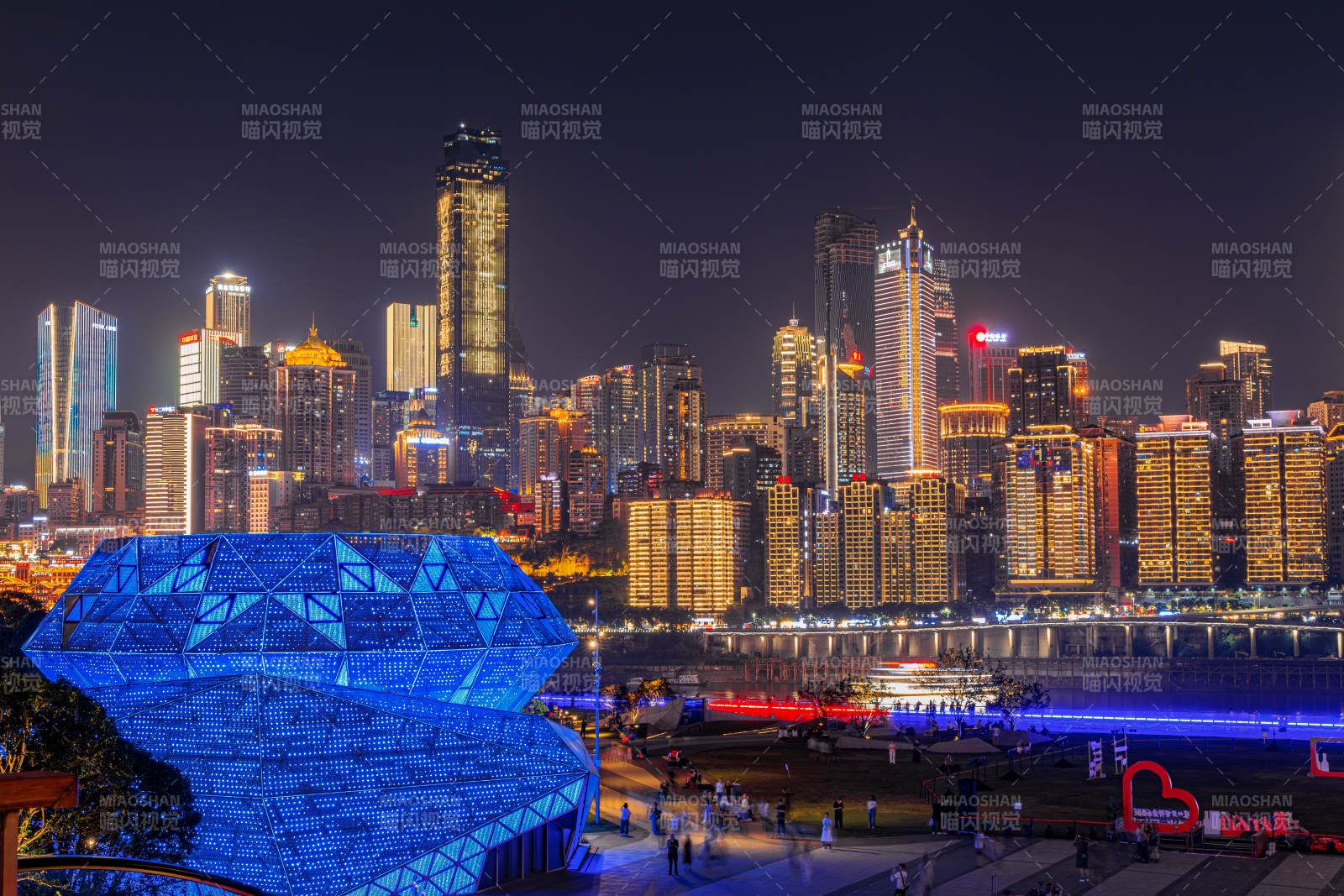 重慶鉆石廣場(chǎng)夜景