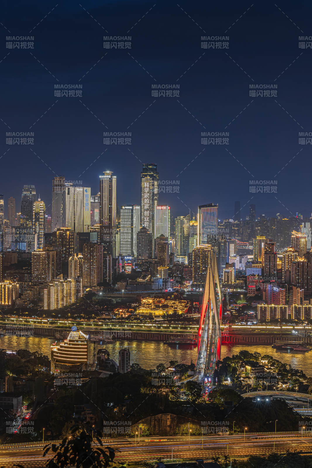 重慶渝中夜景