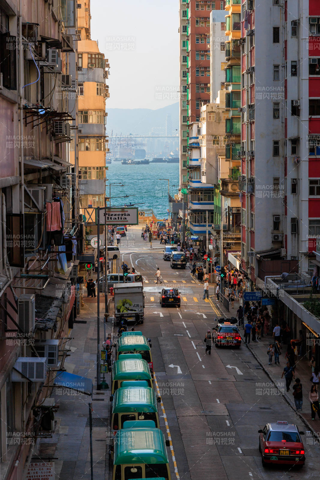 香港街頭海景