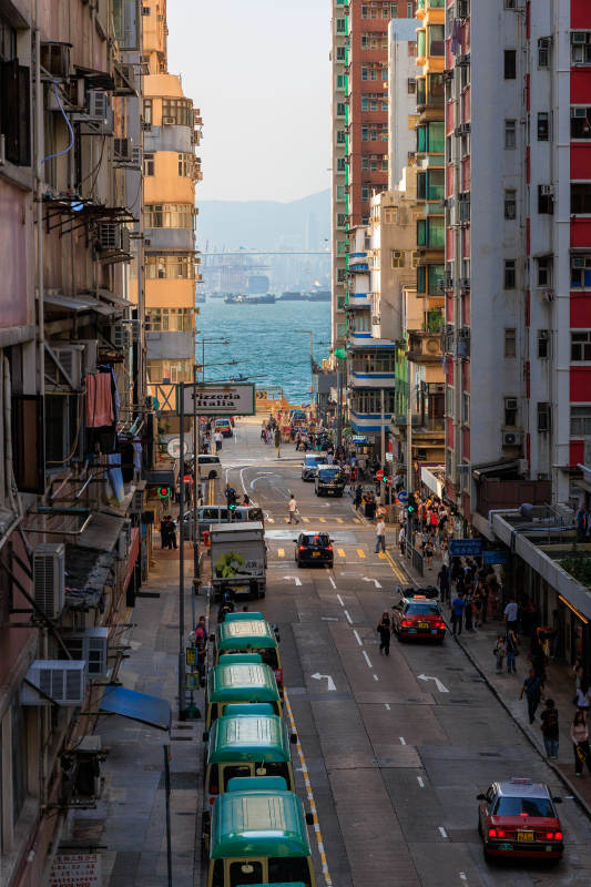 香港街頭海景