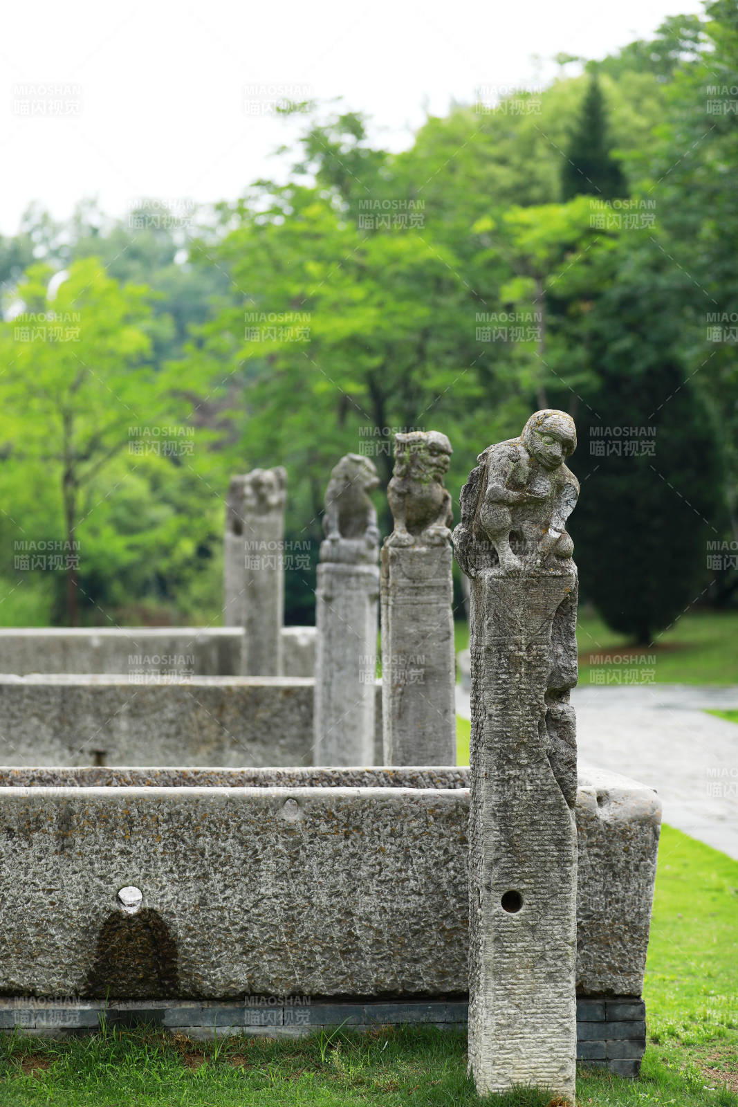 明代拴馬樁和馬槽