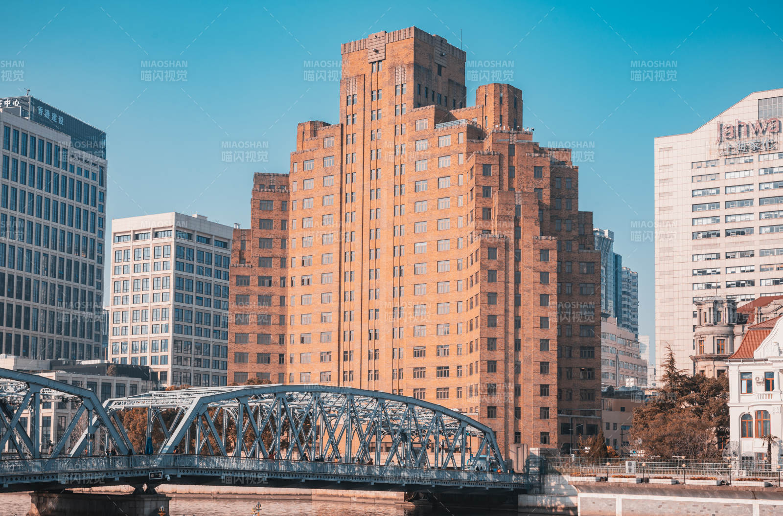 城市橋梁與建筑景觀