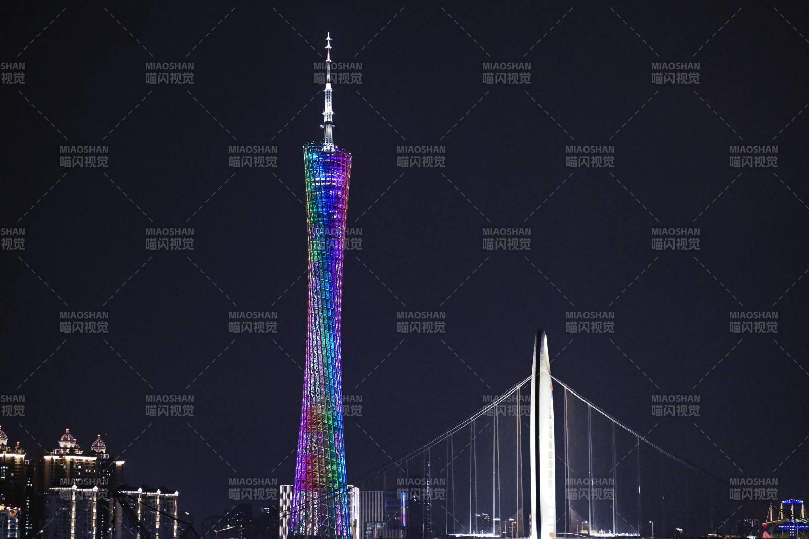 廣州塔夜景燈光秀