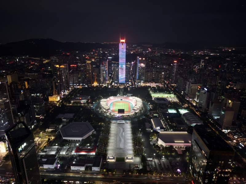 廣州體育中心夜景
