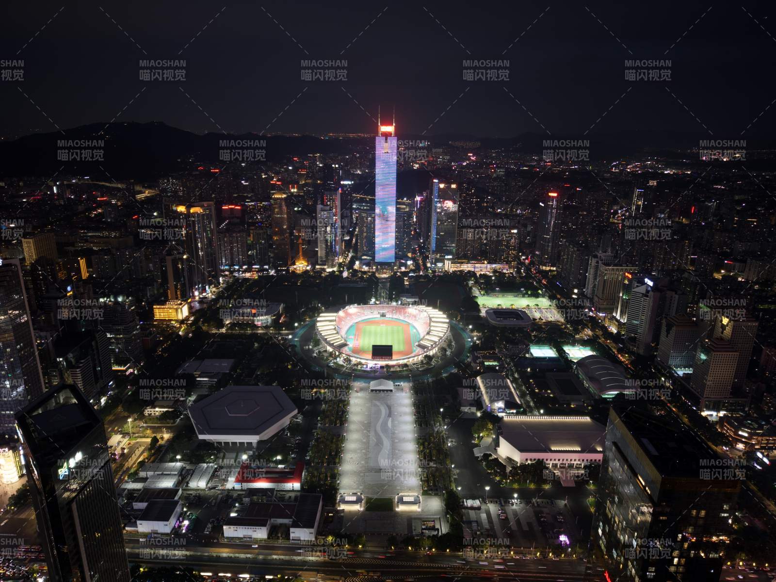 廣州體育中心夜景